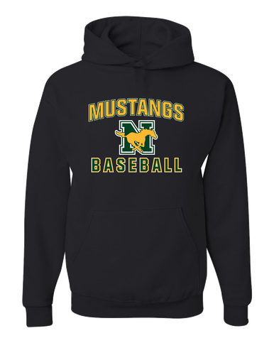 JW Nixon Mustangs Baseball #1 Men's Premium Hoodie