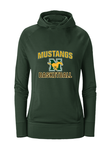 JW Nixon Mustangs Basketball #1 Women's Hoodie