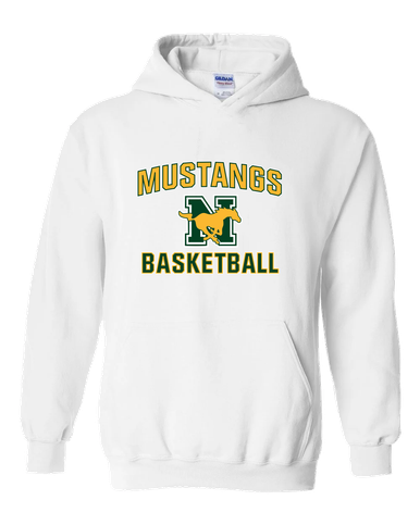 JW Nixon Mustangs Basketball #1 Men's Hoodie