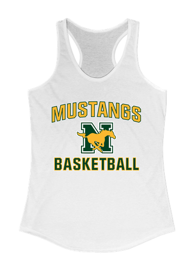 JW Nixon Mustangs Basketball #1 Women's Tank Top