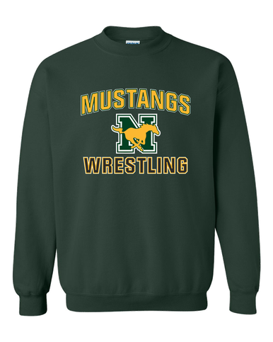 JW Nixon Mustangs Wrestling Men's Sweatshirt