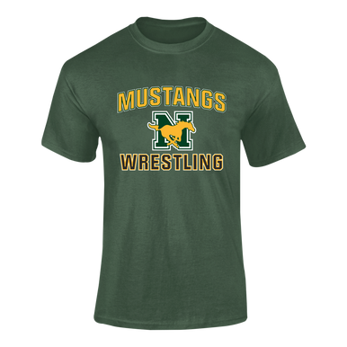JW Nixon Mustangs Wrestling Men's Premium SS T-Shirt