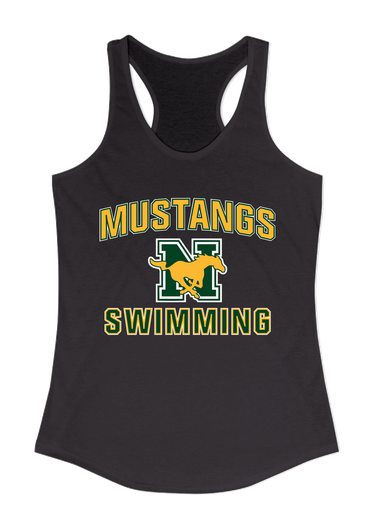 JW Nixon Mustangs Swimming Women's Tank Top