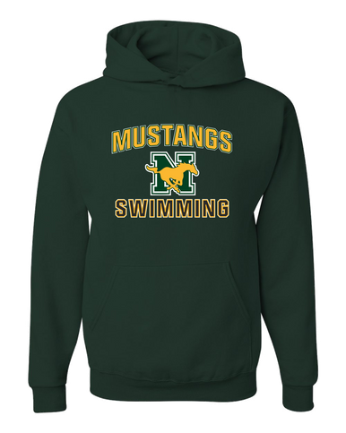 JW Nixon Mustangs Swimming Men's Premium Hoodie