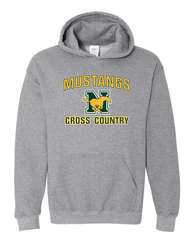 JW Nixon Mustangs Cross Country Men's Hoodie