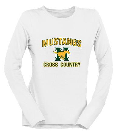 JW Nixon Mustangs Cross Country Women's LS T-Shirt
