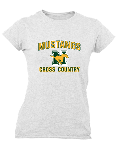 JW Nixon Mustangs Cross Country Women's Premium SS T-Shirt