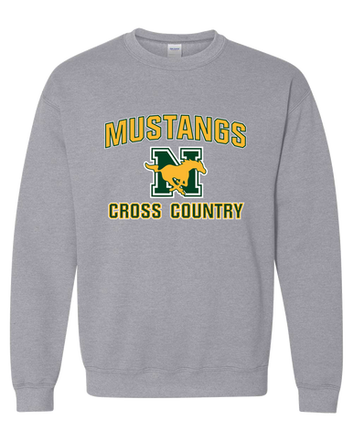 JW Nixon Mustangs Cross Country Men's Sweatshirt