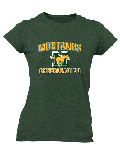JW Nixon Mustangs Cheerleading Women's SS T-Shirt