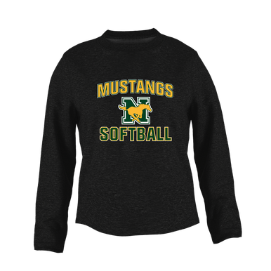 JW Nixon Mustangs Softball #1 Women's Sweatshirt