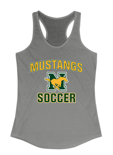 JW Nixon Mustangs Soccer #1 Women's Tank Top