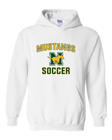 JW Nixon Mustangs Soccer #1 Men's Hoodie