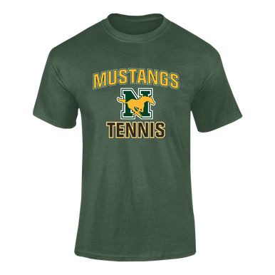 JW Nixon Mustangs Tennis Men's Premium SS T-Shirt