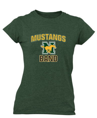 JW Nixon Mustangs Band # 1 Women's SS T-Shirt