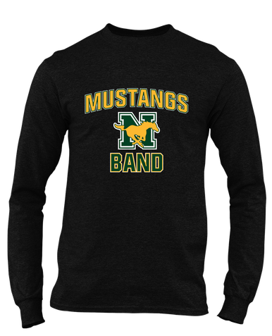 JW Nixon Mustangs Band # 1 Men's LS T-Shirt