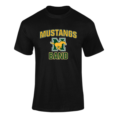 JW Nixon Mustangs Band # 1 Men's SS T-Shirt