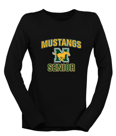 JW Nixon Mustangs Senior #1 Women's LS T-Shirt