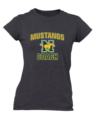 JW Nixon Mustangs Coach Women's SS T-Shirt