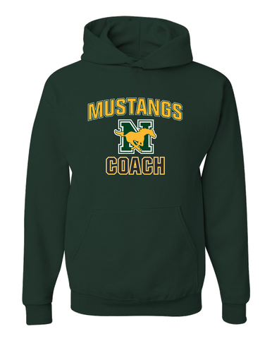 JW Nixon Mustangs Coach Men's Premium Hoodie