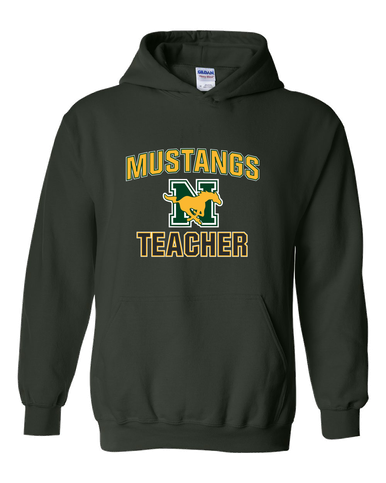 JW Nixon Mustangs Teacher Men's Hoodie