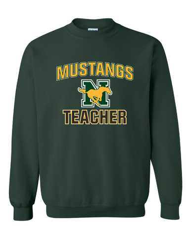 JW Nixon Mustangs Teacher Men's Sweatshirt