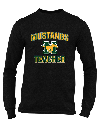 JW Nixon Mustangs Teacher Men's Premium LS T-Shirt