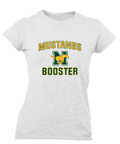 JW Nixon Mustangs Booster Women's SS T-Shirt