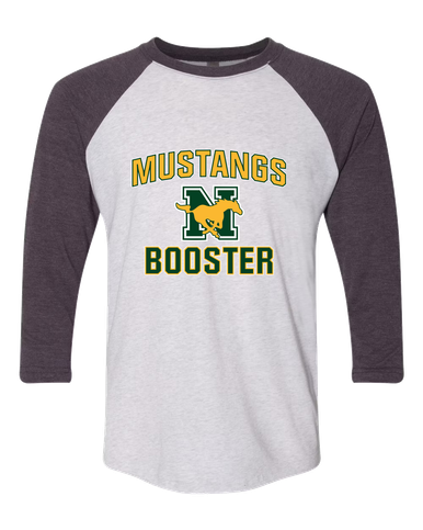 JW Nixon Mustangs Booster Men's Baseball T-Shirt