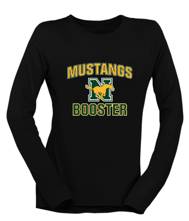 JW Nixon Mustangs Booster Women's Premium LS T-Shirt