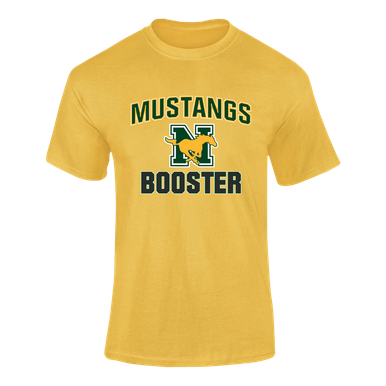 JW Nixon Mustangs Booster Men's SS T-Shirt