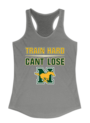 JW Nixon Mustangs Train Hard, Can't Lose Women's Tank Top