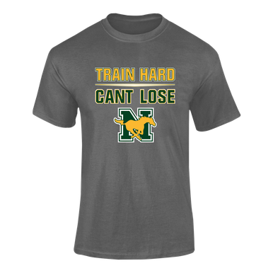 JW Nixon Mustangs Train Hard, Can't Lose Men's Premium SS T-Shirt