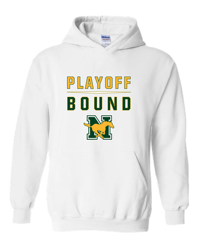JW Nixon Mustangs Playoff Bound Men's Hoodie