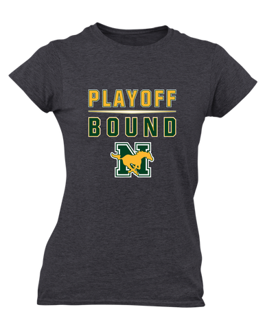 JW Nixon Mustangs Playoff Bound Women's Premium SS T-Shirt