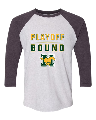 JW Nixon Mustangs Playoff Bound Men's Baseball T-Shirt