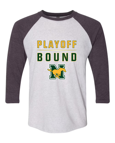 JW Nixon Mustangs Playoff Bound Women's Baseball T-Shirt