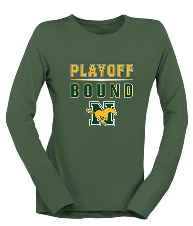 JW Nixon Mustangs Playoff Bound Women's Premium LS T-Shirt