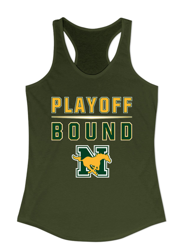 JW Nixon Mustangs Playoff Bound Women's Tank Top