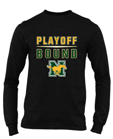 JW Nixon Mustangs Playoff Bound Men's Premium LS T-Shirt