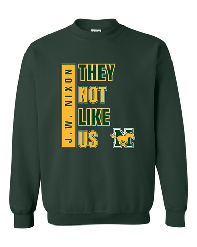 JW Nixon Mustangs They Not Like Us #1 Men's Sweatshirt