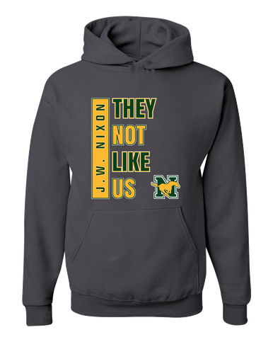 JW Nixon Mustangs They Not Like Us #1 Men's Premium Hoodie