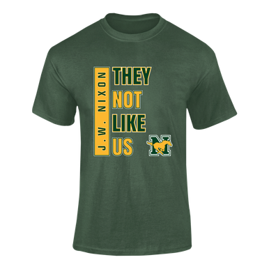 JW Nixon Mustangs They Not Like Us #1 Men's SS T-Shirt