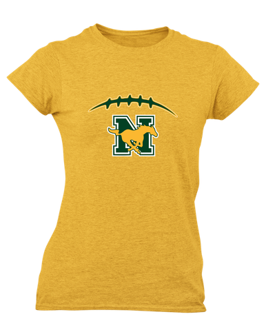 JW Nixon Mustangs Football #2 Women's SS T-Shirt