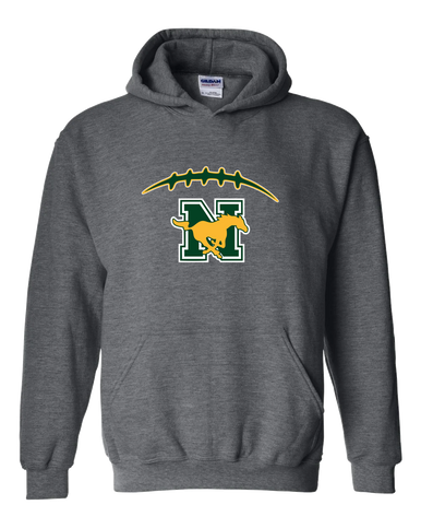 JW Nixon Mustangs Football #2 Men's Hoodie