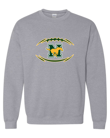 JW Nixon Mustangs Football #3 Men's Sweatshirt