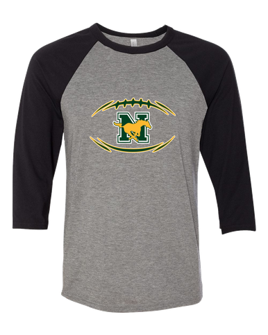 JW Nixon Mustangs Football #3 Men's Baseball T-Shirt