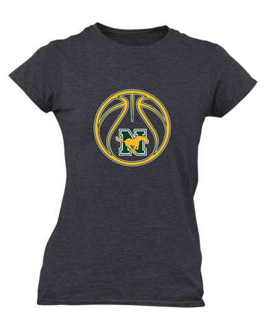 JW Nixon Mustangs Basketball #2 Women's Premium SS T-Shirt