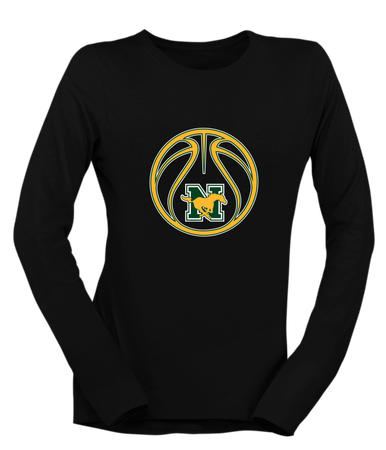 JW Nixon Mustangs Basketball #2 Women's Premium LS T-Shirt