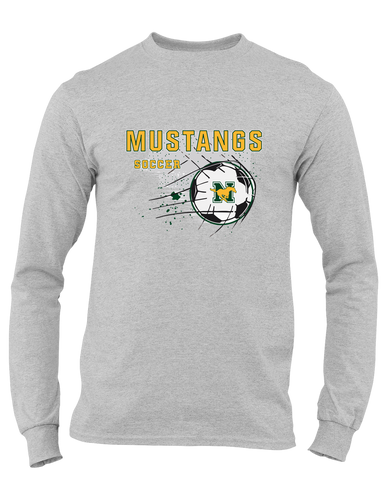 JW Nixon Mustangs Soccer #2 Men's Premium LS T-Shirt