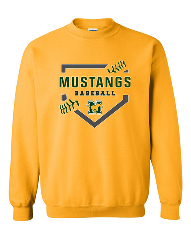 JW Nixon Mustangs Baseball #2 Men's Sweatshirt